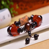 Red Carnelian Agates Beads Bracelet Chalcedony Bracelets Women 14mm