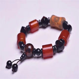 Red Carnelian Agates Beads Bracelet Chalcedony Bracelets Women 14mm