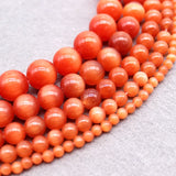 Red Cat Eye Beads 4/6/8/10/12MM Glass String Loose Space Opal DIY Charm Beads