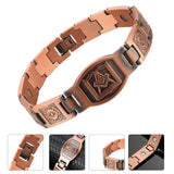 Red Copper Devil Eye Men Bracelet Magnetic Therapy Jewelry