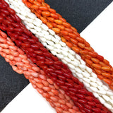 Red Coral Beads Drop-shaped Natural Bulk Jewelry Necklace Bracelet DIY