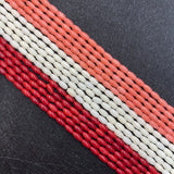 Red Coral Rice Beads 2-8mm Natural Bulk Jewelry Necklace Bracelet DIY 15 Inches