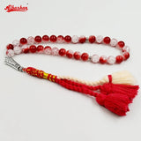 Red Crystal Tasbih Muslim Jewelry Bracelet 33 45 51 66 99 Prayer Beads Misbaha