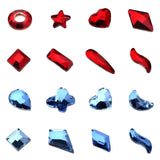 Red/Denim Crystal Rhinestones 3D Nail Art DIY Decoration