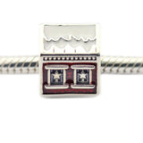 Santa Home Warm Sign DIY Beads for Silver 925 Charms Bracelets