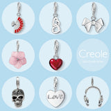 925 Sterling Silver Headset Charm Pendant