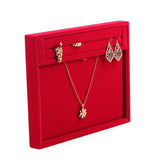 Red Flannel Watch Storage Tray