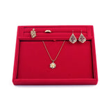 Red Flannel Watch Storage Tray