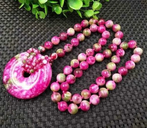 Hand-Carved Jade Pendant Necklace - Unisex Jewelry Accessory