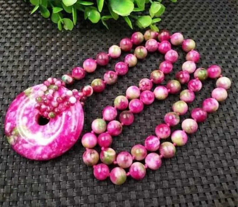 Hand-Carved Jade Pendant Necklace - Unisex Jewelry Accessory