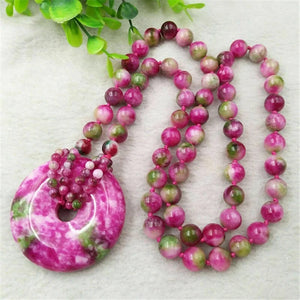 Hand-Carved Jade Pendant Necklace - Unisex Jewelry Accessory