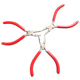 Red Handle Multifunctional Pliers Hand Tools Crimping Wire Cutters Folding