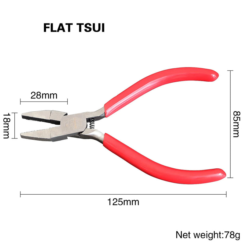 Red Handle Multifunctional Pliers Hand Tools Crimping Wire Cutters Folding