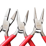 Red Handle Multifunctional Pliers Hand Tools Crimping Wire Cutters Folding