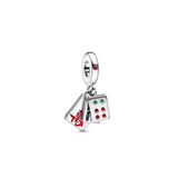 Red Heart 666 Fortune Sterling Silver Beads Jewelry Making Rabbit Gift