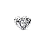 Red Heart 666 Fortune Sterling Silver Beads Jewelry Making Rabbit Gift
