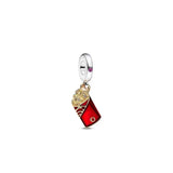 Red Heart Of Knot Lucky 666 Fortune 925 Sterling Silver Beads