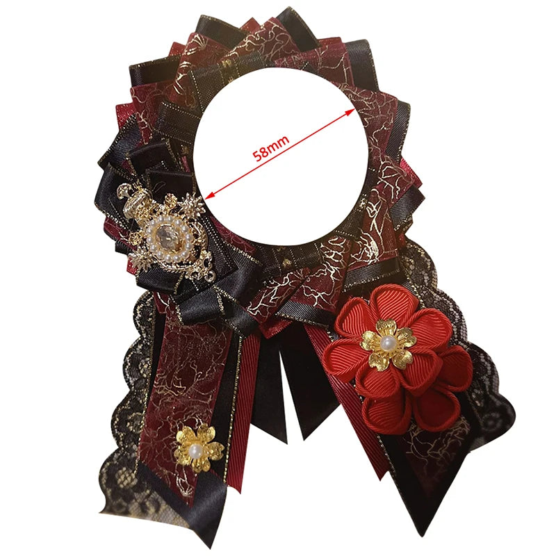 Red Ita Bag Pins Anime Badge Holder Sweet Retro Decoration
