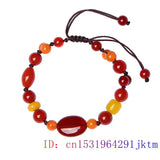 Red Jade Bracelet Bangle 925 Silver