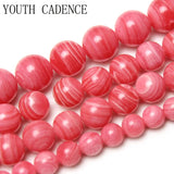 Red Lace Rhodochrosite Agate Stone Round Spacer Beads 6 8 10mm