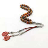 Red Malachite tasbih 33prayer beads Special Rosary Muslim Accessories
