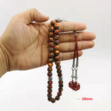 Red Malachite tasbih 33prayer beads Special Rosary Muslim Accessories