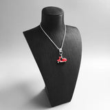 925 Silver Motorcycle Sports Car Charm Pendant