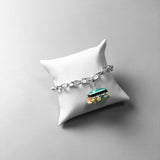 925 Silver Motorcycle Sports Car Charm Pendant