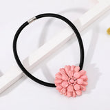 Red Pine Flower Ladies Collar Wedding Necklace Minimalist Style Floral Choker
