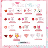 Valentines Beads Kit with Clay, Acrylic, and Enamel Charms