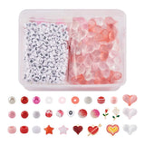 Valentines Beads Kit with Clay, Acrylic, and Enamel Charms