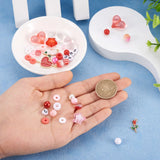 Valentines Beads Kit with Clay, Acrylic, and Enamel Charms