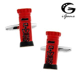 Red Copper Mail Box Cuff Links