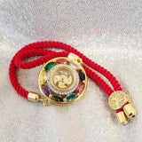 Rotatable Fire Wheel Geometric Circle Adjustable Bracelet