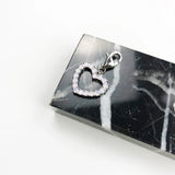 Red Rose Flower Charms Pendant 925 Sterling Silver Romantic Gift For Women Girls