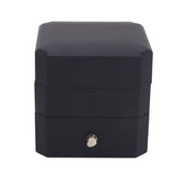 Red Rose Soft Flocking Jewelry Storage Case for Anniversary
