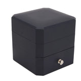 Red Rose Soft Flocking Jewelry Storage Case for Anniversary