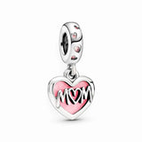 Red Series Pendant Charm Love Shoes Cherry Dangle Charms for Women