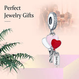 Red Series Pendant Charm Love Shoes Cherry Dangle Charms for Women