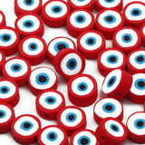Red Polymer Clay Beads for Jewelry Making
