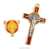 St Benedict Crucifix Alloy Cross Pendant