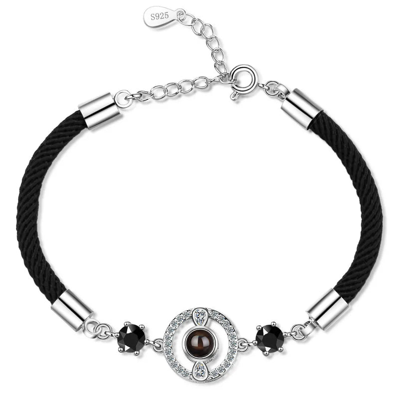 Zirconia 925 Silver Red Bracelet