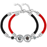 Zirconia 925 Silver Red Bracelet
