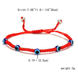 Red String Lucky Bracelet Evil Eye Bangle Couple Jewelry