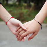 925 Sterling Silver Red String Charm Bracelet for Women