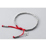 925 Silver Bracelet for Women Fishtail Lock Daisy Flower Star Pendant Bangle