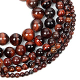 Red Tiger Eye Round Natural Stone Beads 6/8/10/12 MM