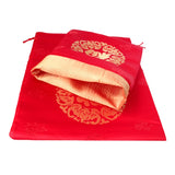 Red Traditional Style Large Capacity Storage Bag