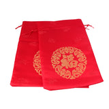 Red Traditional Style Large Capacity Storage Bag