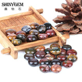 Red Turquoise Beads Flat Round 12mm Natural Stone Beads for Jewelry Making